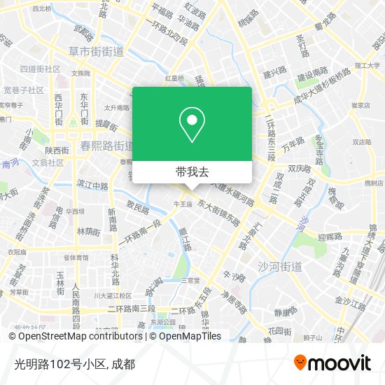 光明路102号小区地图