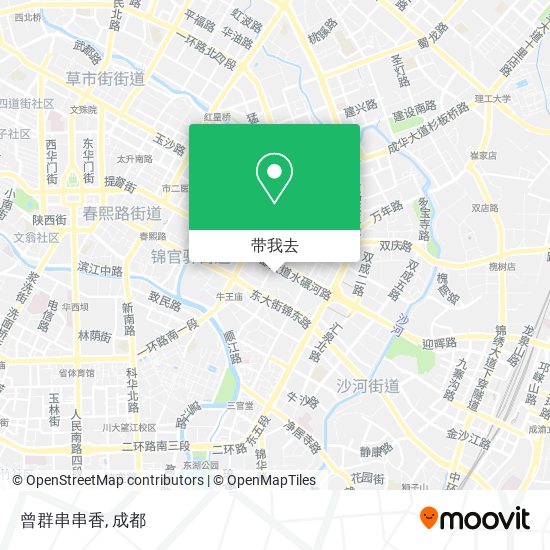 曾群串串香地图
