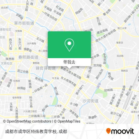 成都市成华区特殊教育学校地图