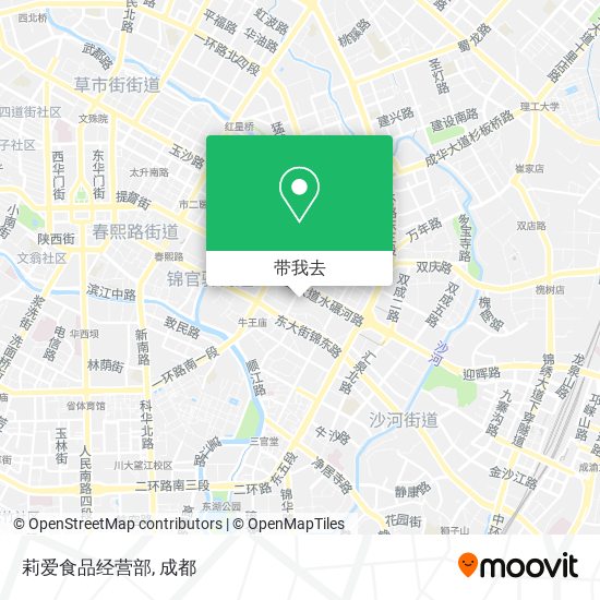 莉爱食品经营部地图