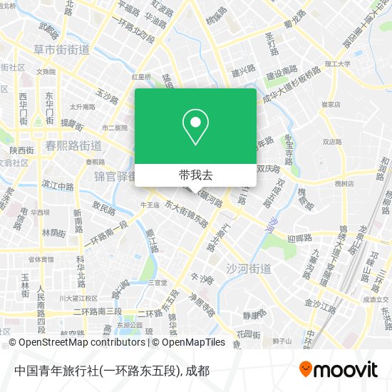 中国青年旅行社(一环路东五段)地图