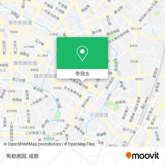 蜀都惠园地图