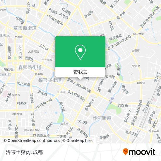 洛带土猪肉地图