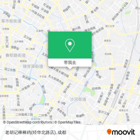 老胡记棒棒鸡(经华北路店)地图