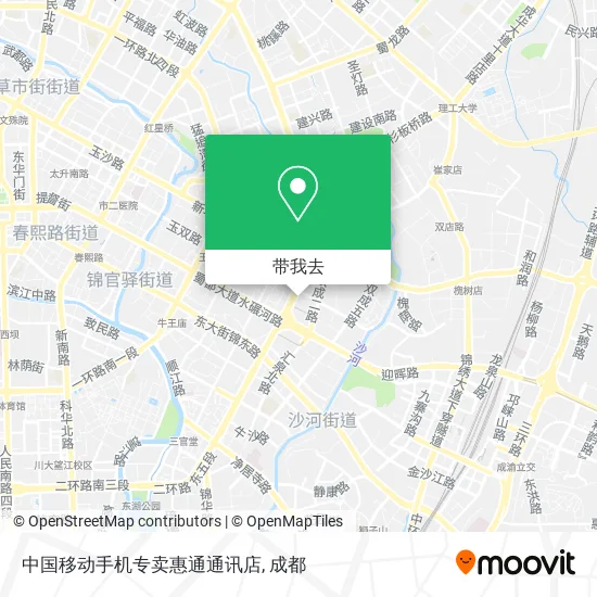 中国移动手机专卖惠通通讯店地图