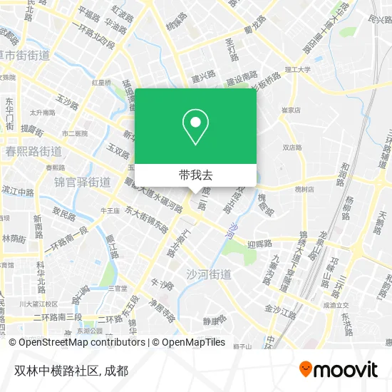 双林中横路社区地图