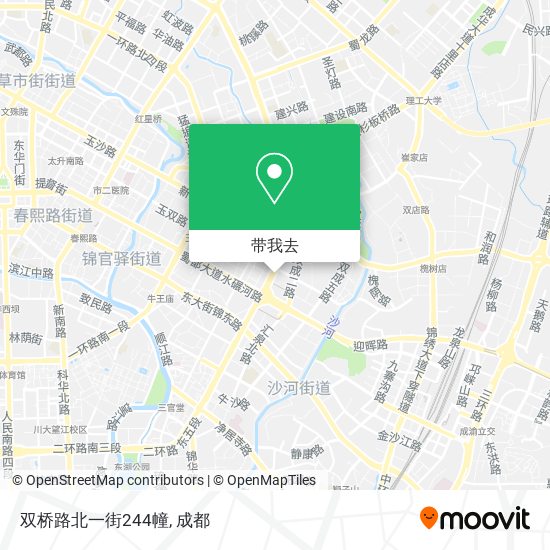 双桥路北一街244幢地图