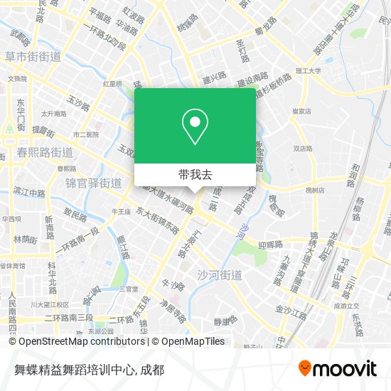 舞蝶精益舞蹈培训中心地图