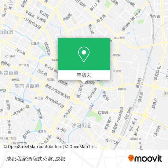 成都我家酒店式公寓地图