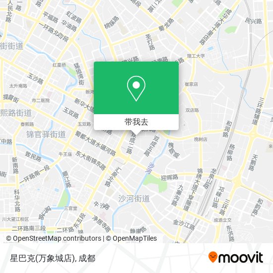 星巴克(万象城店)地图