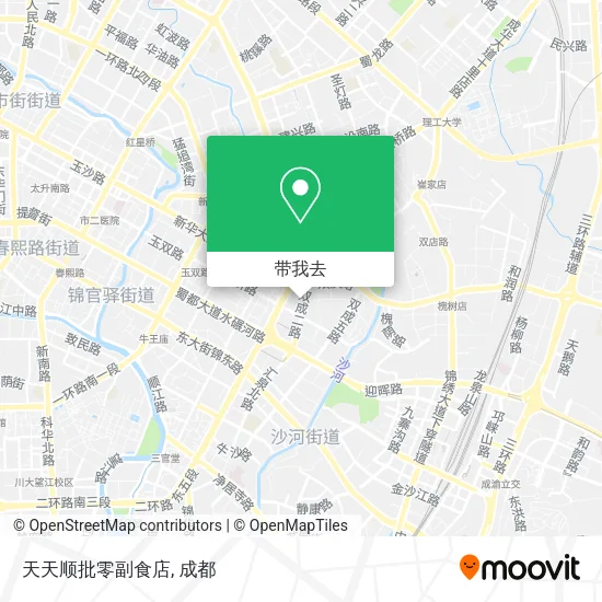 天天顺批零副食店地图