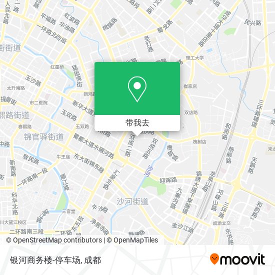 银河商务楼-停车场地图