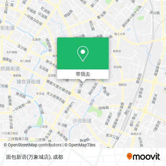 面包新语(万象城店)地图