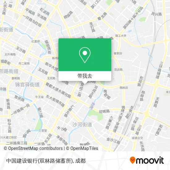 中国建设银行(双林路储蓄所)地图