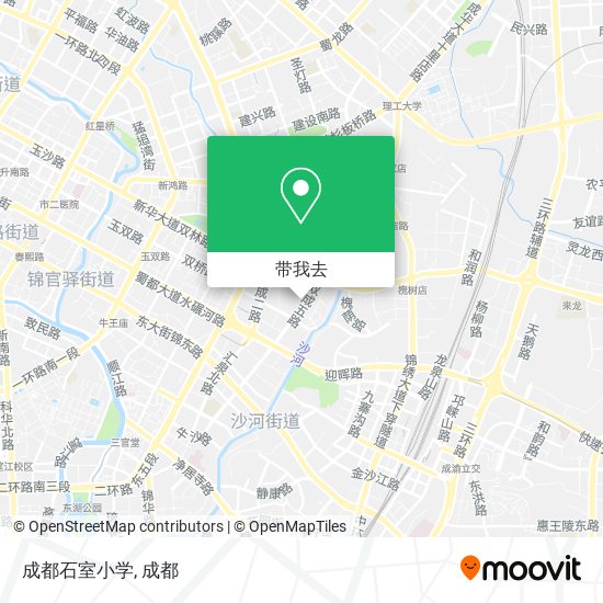 成都石室小学地图