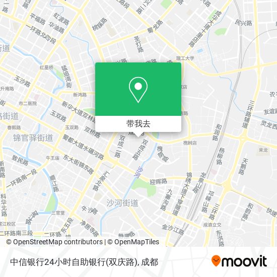 中信银行24小时自助银行(双庆路)地图