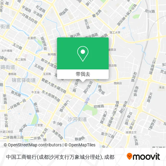 中国工商银行(成都沙河支行万象城分理处)地图