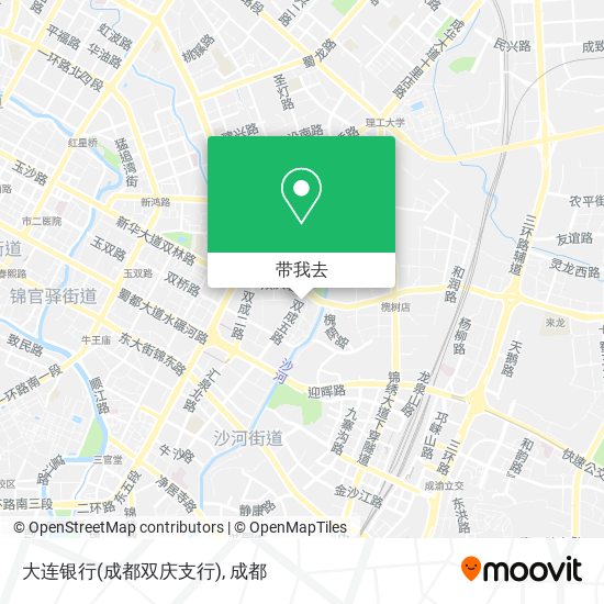 大连银行(成都双庆支行)地图