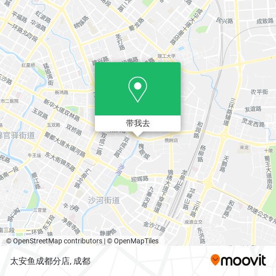 太安鱼成都分店地图
