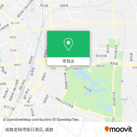 成都龙锦湾假日酒店地图