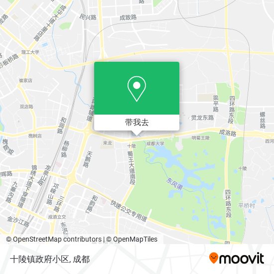 十陵镇政府小区地图