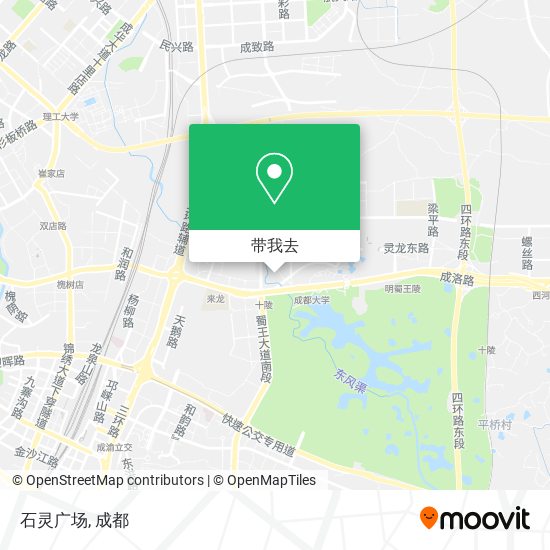 石灵广场地图