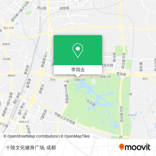 十陵文化健身广场地图