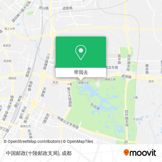 中国邮政(十陵邮政支局)地图