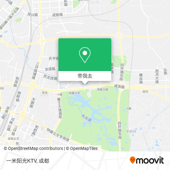 一米阳光KTV地图