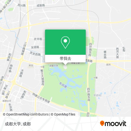 成都大学地图