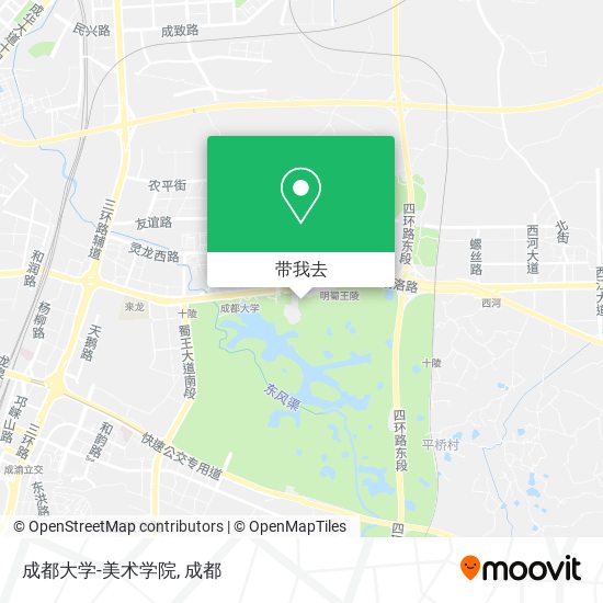 成都大学-美术学院地图
