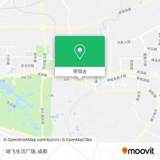 雄飞生活广场地图