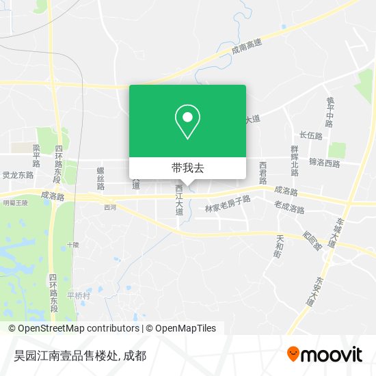 昊园江南壹品售楼处地图