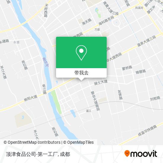 顶津食品公司-第一工厂地图