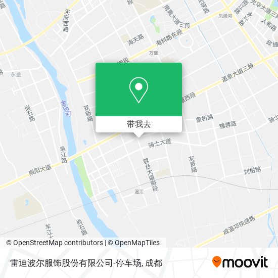 雷迪波尔服饰股份有限公司-停车场地图
