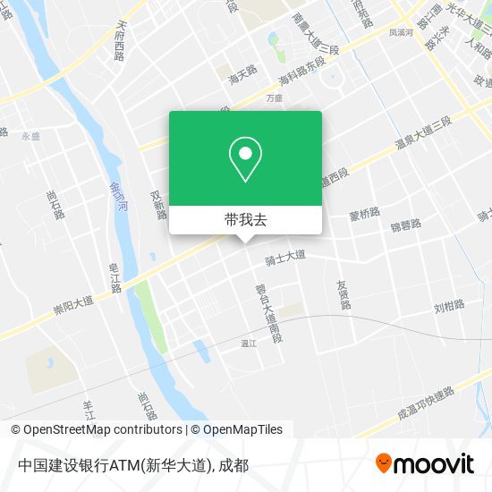 中国建设银行ATM(新华大道)地图