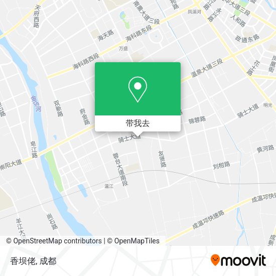 香坝佬地图