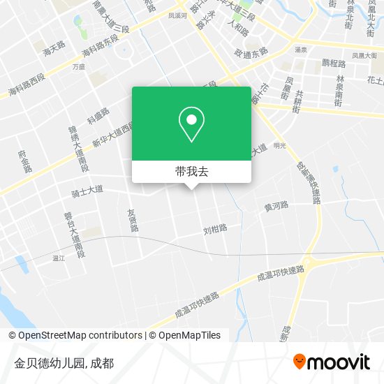 金贝德幼儿园地图