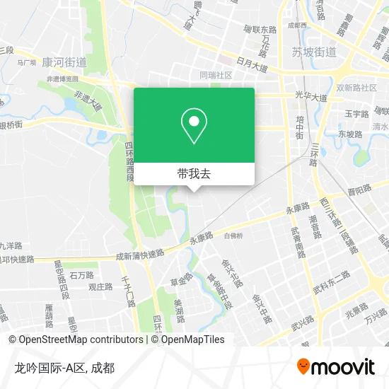龙吟国际-A区地图