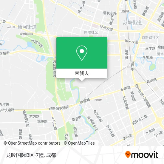 龙吟国际B区-7幢地图