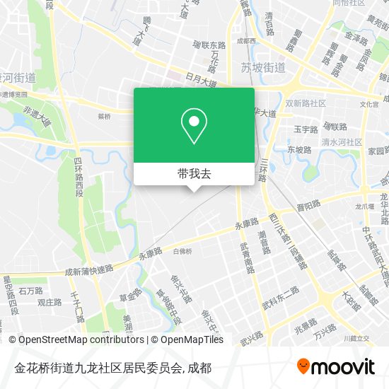 金花桥街道九龙社区居民委员会地图