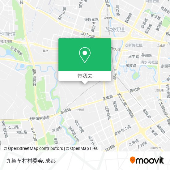 九架车村村委会地图