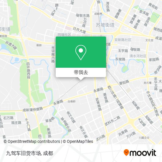 九驾车旧货市场地图