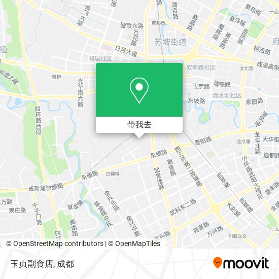 玉贞副食店地图