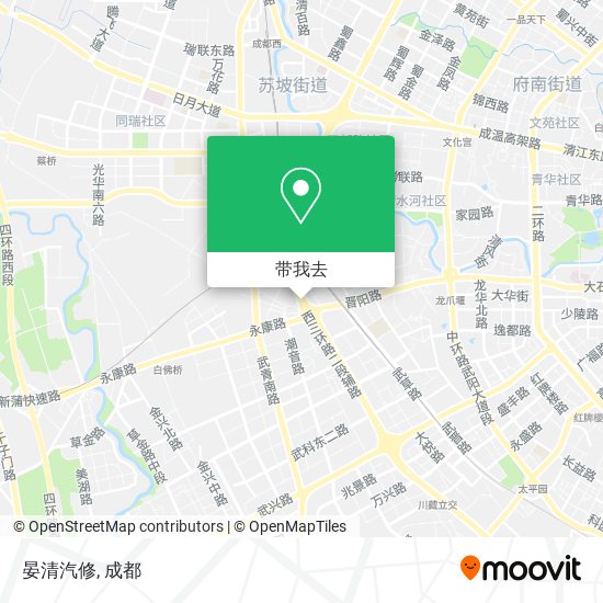 晏清汽修地图