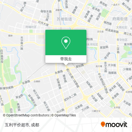 互利平价超市地图