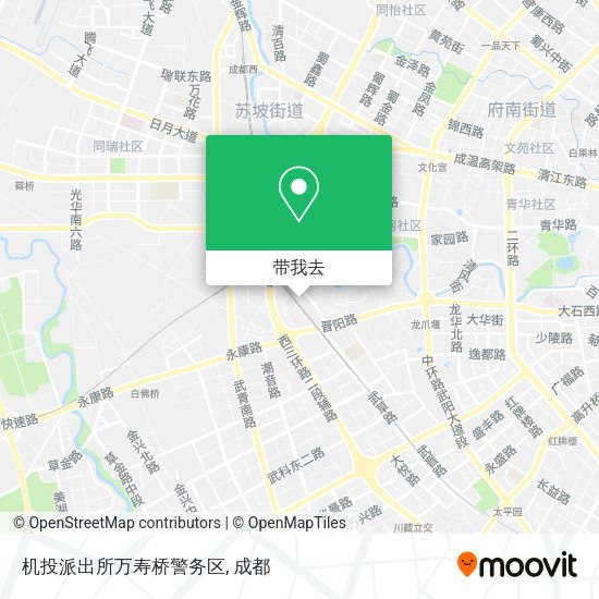 机投派出所万寿桥警务区地图