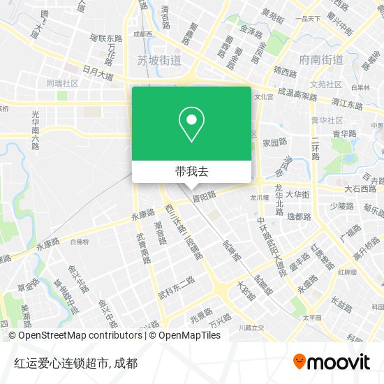 红运爱心连锁超市地图