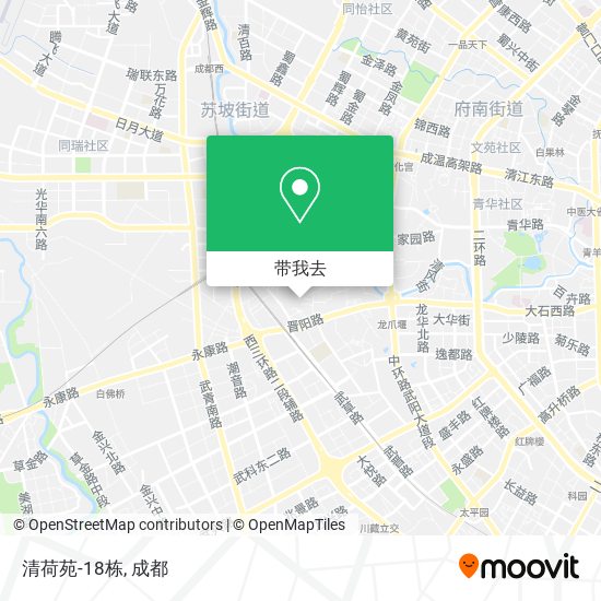 清荷苑-18栋地图