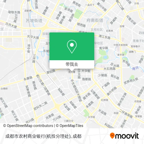 成都市农村商业银行(机投分理处)地图